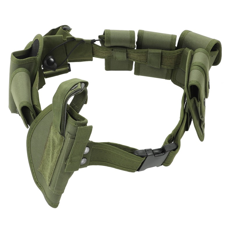 Detachable Adjustable Hunting Camping Belt with Pouch for Outdoor Activities