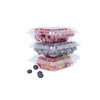 JAK Industrial 42 Pack - 6 Ounce Clear Plastic Vented