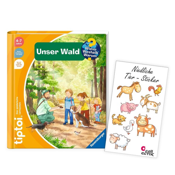 Ravensburger tiptoi® Book – Komm mit in Forest Animal stickers