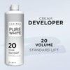 Clairol Professional Soy4plex Pure White Creme Hair Color Developer, 20
