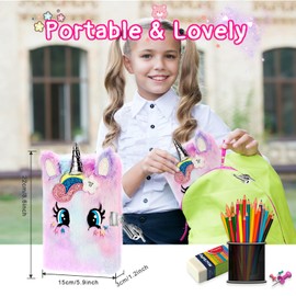 PESLNG Girl Diary with Padlock | Secret Notebook Girl Gift | Encourages Writing, Perfect for School and Special Occasions (Licorn, Dark Color, Multicolor)