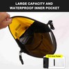 Waterproof Backpack Heavy Duty Roll-Top Closure Swim Bag with Front-Zipper