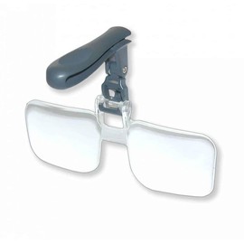 Carson Optical VisorMag 2x Power (+4.00 Diopters) Clip-On Magnifying Lens for Hats VM-12
