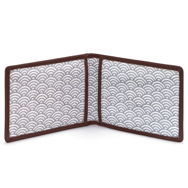 Bookworm Leather Travel Pass Holder (Brown)