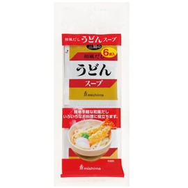 Mishima Udon Soup (0.3 oz (8 g) x 6 Packets x 10 Packs
