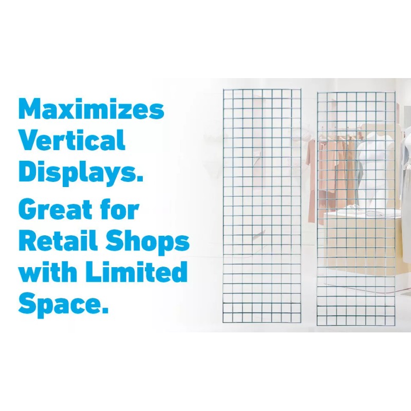 Unbranded/Generic Set 4 Gridwall Panels 2' x 6' Grid Wall