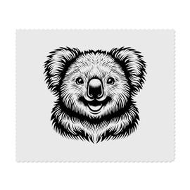 2 x 'Happy Koala' Microfibre Lens/Glasses Cleaning Cloths (LC00025895)