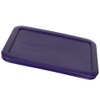 Pyrex 7210-PC 3-Cup Plum Purple Food Storage Replacement Lid (4-Pack)
