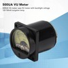 VU Panel Meter 500UA Warm Back Light Recording 5DB Drive