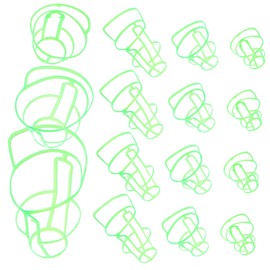 Gatuida 15pcs Portable Saline Bottle Lightweight Infusion Bottle Nets Random Color for Hospitals Nursing Homes Clinics Convenient Storage