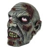 Apocalypse Zombie Undead Walker Skull With Peeling Flesh Rotten Teeth