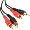 World of Data 1m TWIN RCA Cable - 100% Copper