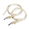 Twin pack fluorocarbon carp Leaders Carp safety lead Clips Quick