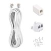 KINXIYU Phone Cord 3 FT, Landline Telephone Cable with RJ11