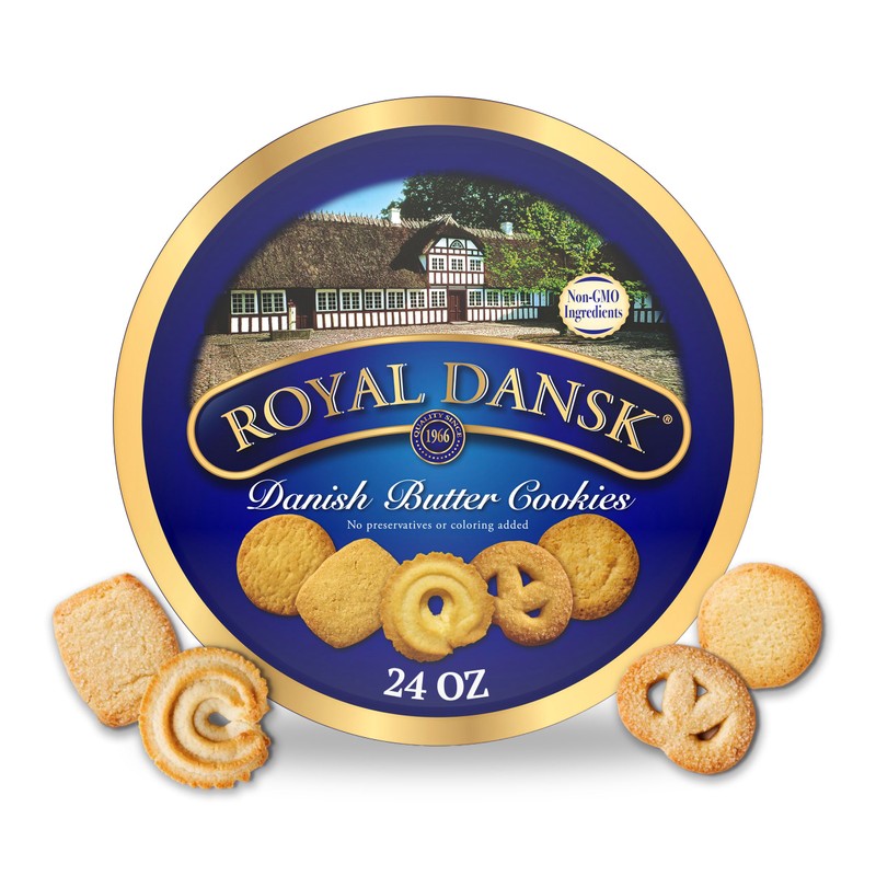Galletas de mantequilla danesa Royal Dansk, 24 onzas (1.5 LB)