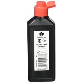 Yasutomo, Black KY6 Sumi Ink, 6 oz