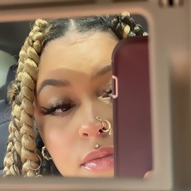 2pc 16g Dental-Grade Acrylic Pink Horseshoe Hoop 3mm Ball Circular Barbells Earrings Cartilage Helix Septum Nose Lip Rings - 10mm