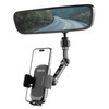 Rear View Mirror Phone Holder, Premium Aluminum Alloy Mount with