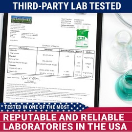 New Elements Vitamin D3 K2 10000iu with Magnesium Glycinate 500mg - Bone Health, Immune Support, Energy & Mood - Non-GMO, Gluten-Free, Sugar-Free Softgels for Women & Men
