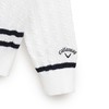 Callaway C25118200 Women's V-Neck Knit (Cable Knitting) / Golf, 1030_white