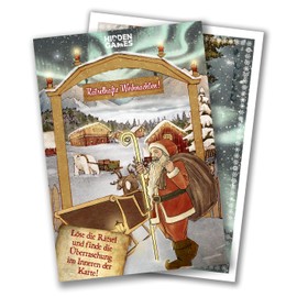 Hidden Games Puzzle Card "Mysterious Christmas" (German)