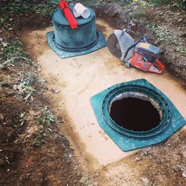 Polylok 24" x 12" Septic Tank Riser w/Round Walls