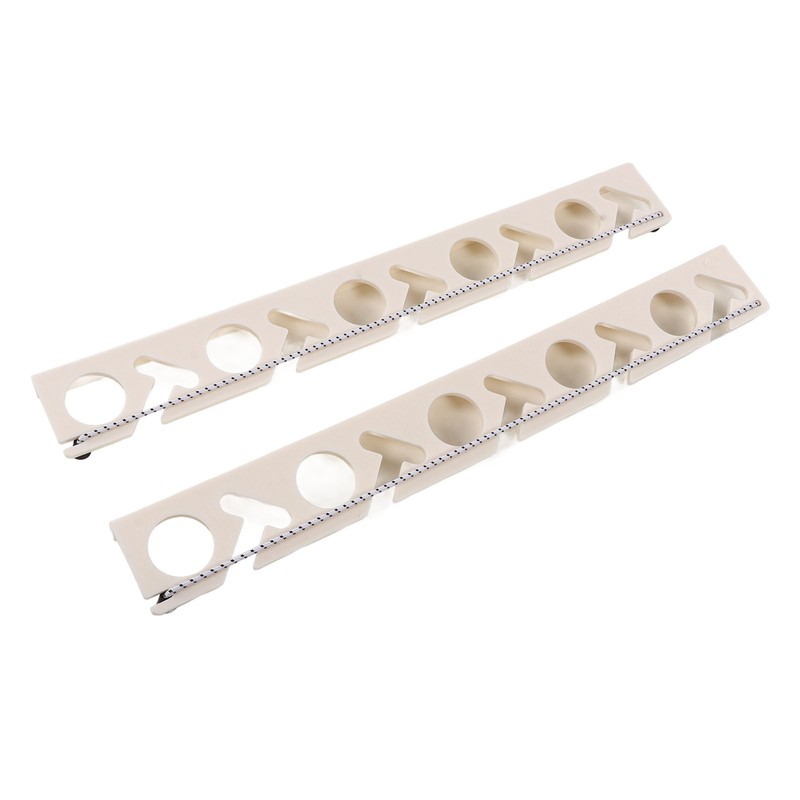 Fishing Rod Holder Wall Mounted Strong Durable ABS 10 Rods