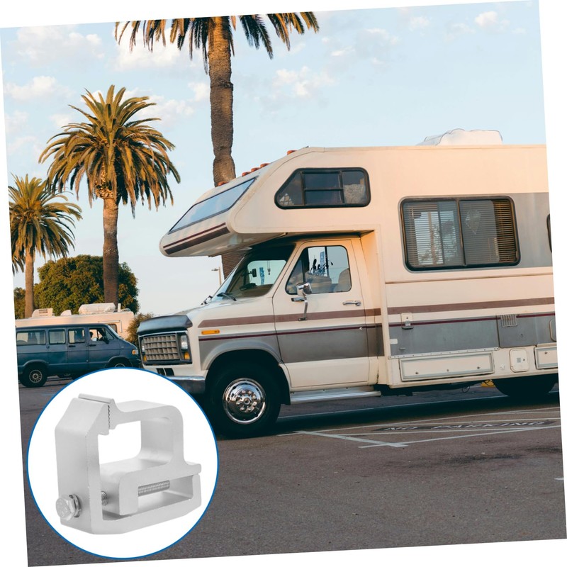 ABOOFAN 2pcs Heavy Duty Mounting Clamps for Truck Caps Camper