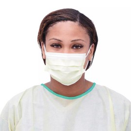 Isolation Face Masks with Earloops, PolyPropylene, Case