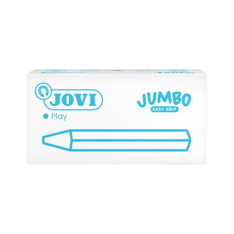 Jovi - Pastelli a Cera Jumbo Easy Grip, Confezione da