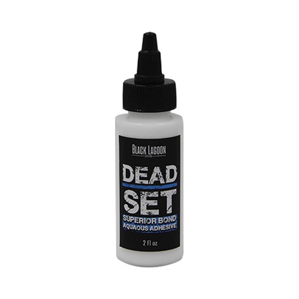 Black Lagoon Supply Co DeadSet Adhesive 2 oz - Superior Bond Skin Adhesive for Prosthetics and FX Makeup