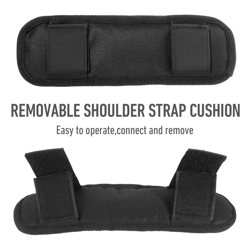 QFGasre 2 pcs Soft Shoulder Strap Pad Removable Backpack Strap