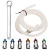 Cclife 8-Piece Brake Bleeding Key, Bleeder Key, Brake Bleeder Tool,