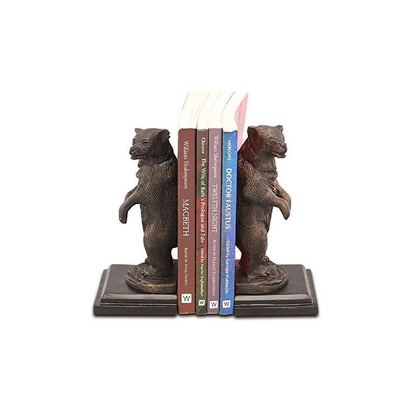 SPI Home Growling Bear Bookends Pair - Perfect for Any