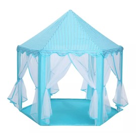 KH Castillo Princesas Juguete Casa Carpa Niños Con Luces Azul