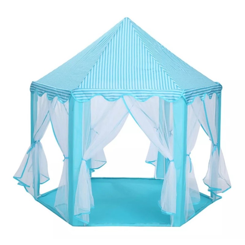 KH Castillo Princesas Juguete Casa Carpa Niños Con Luces Azul