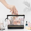 Epzia Clear Travel Makeup Bags - TSA Approved Cosmetic &