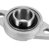sourcingmap KFL005 Flanged Pillow Block Bearing, 25mm Bore Diameter, Zinc