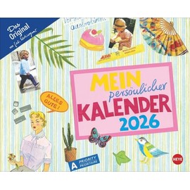Gabi Kohwagner Mein persönlicher Kalender 2026: Detailreich illustrierter Kalender zum Aufhängen mit viel Platz für Organisatorisches. Wandkalender 2026 zum Eintragen.