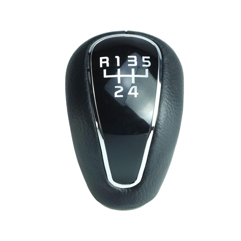 Gear Knob 5 Gears in Black Compatible with Hyundai Creta