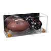 Better Display Cases Acrylic Full Size Football and Mini Helmet
