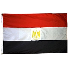 Egypt - 5' x 8' Nylon World Flag