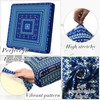 Newwiee 8 Pcs Patio Stretch Sofa Cushion Cover Knitting Vision