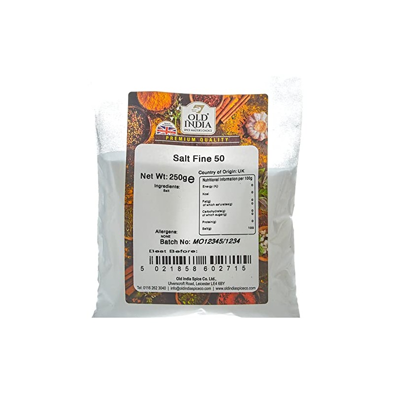 Old India Salt Fine 50 250g