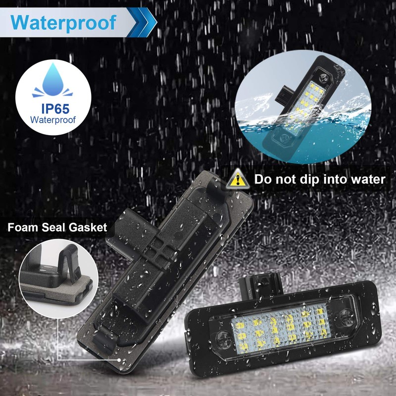 MbuyDIY LED License Plate Light Lamp Compatible with Fusion 2006-2012,
