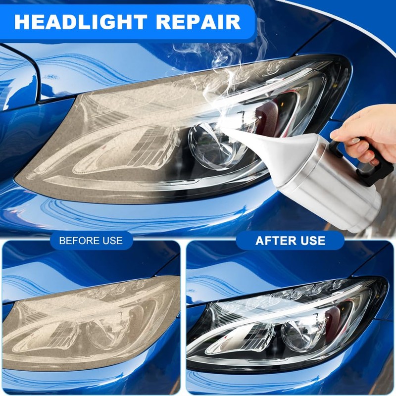Saycker Car Headlight Restoration Kit, Auto Headlight Lens Polish Repair