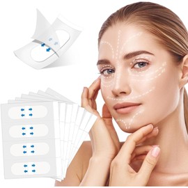 120 PCS Face Lift Tape Invisible – Skin Lifting Tape for Instant Face Lift, Wrinkle Removal, Double Chin & V-Shape Contour – Neck, Forehead & Face Patches for Overnight Wrinkle Smoothing