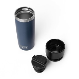 YETI Rambler Travel Bottle, Vacuum Insulated Stainless Steel Bottle with Leakproof Hotshot Commuter Cap, Navy, 16 oz (473 ml)