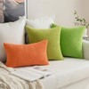 MIULEE Granular Cushion Cover, Pineapple, Soft Plain Decorative Square Cushion
