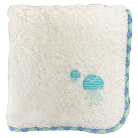 BESTEVER, Made in Japan, 100% Cotton, Unbleached, Unbleached, Hand Towel, Jellyfish, Jellyfish, One Point, Petite Gift, Return, Individual Decoration, Made in Japan (Mini Towel) Best Ever